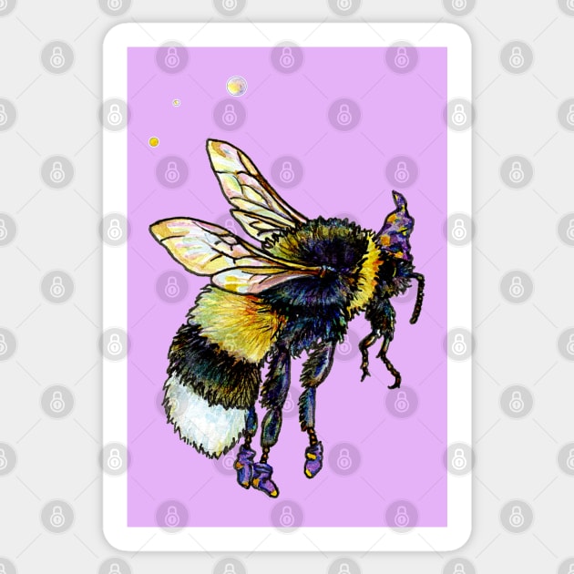 wizard bee Sticker by ThisIsNotAnImageOfLoss